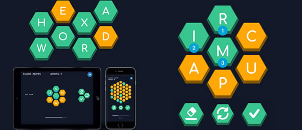 Hexa Word Game